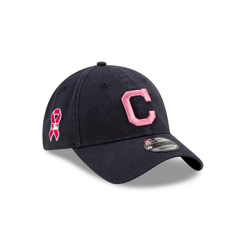 MLB Cleveland Indians Mother's Day 9Twenty Adjustable (TWY7917) - Blue New Era Caps